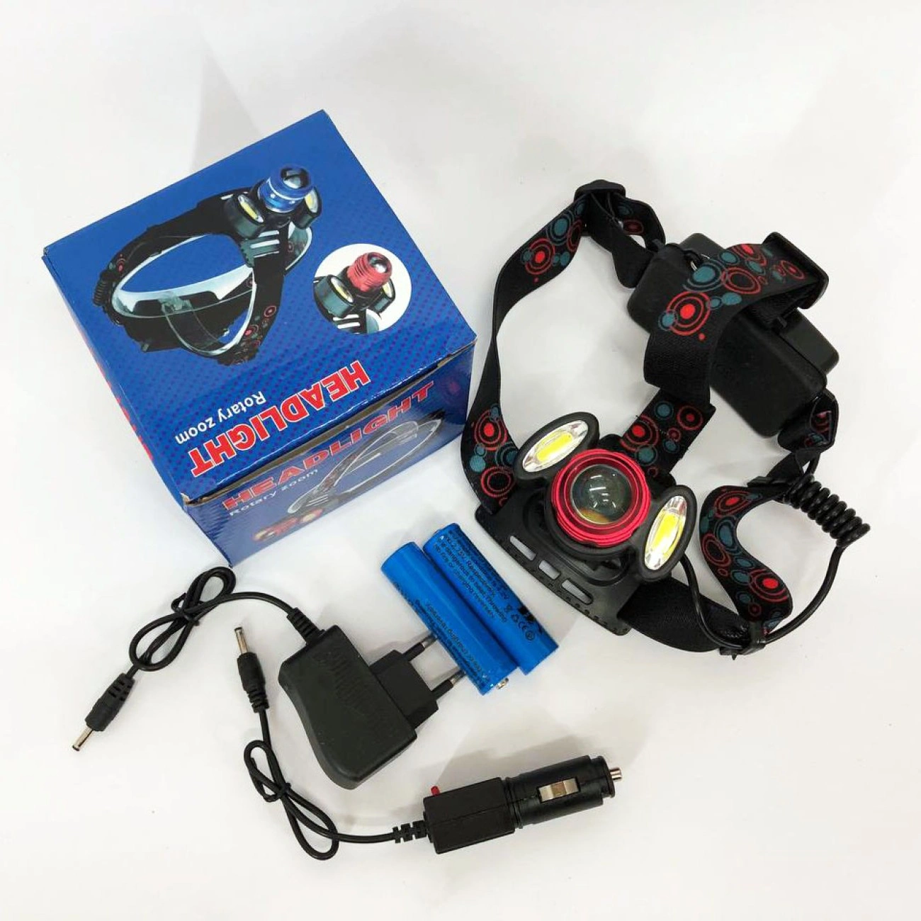 Čelovka 3x LED se zoomem