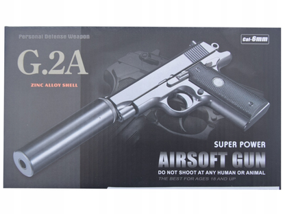 Airsoftová pistole 1911 mini (tlumič)