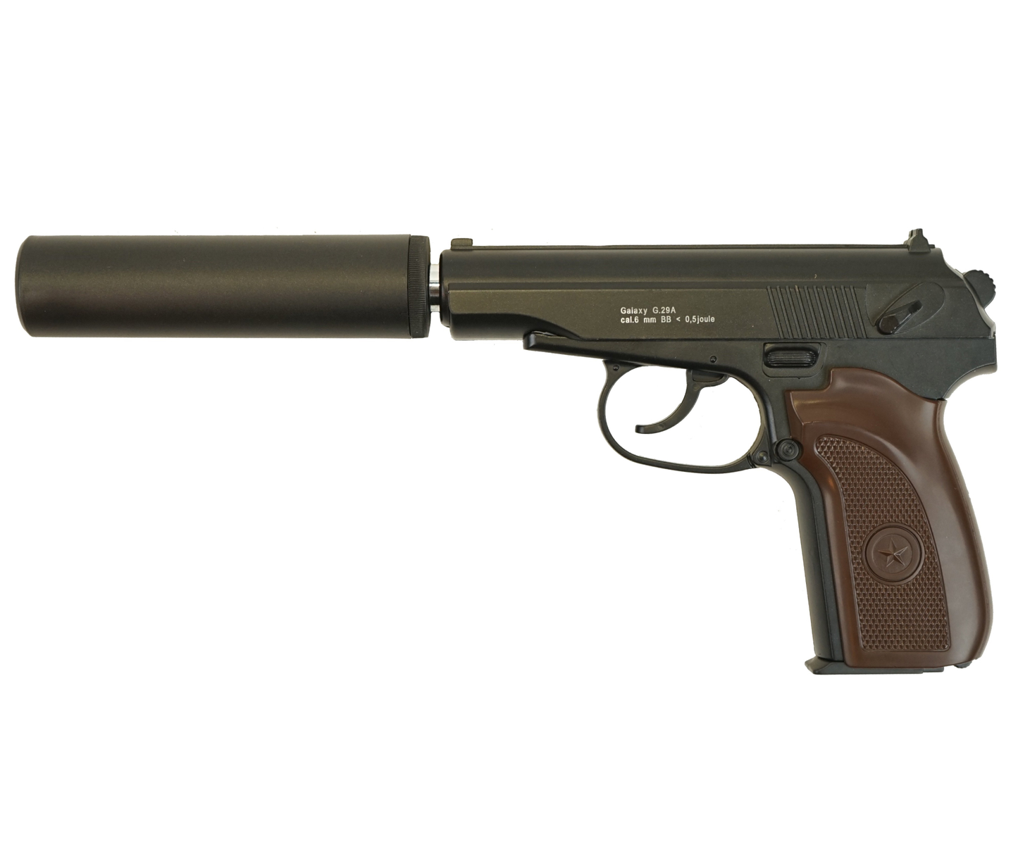 Airsoftová pistole Makarov PM s tlumičem