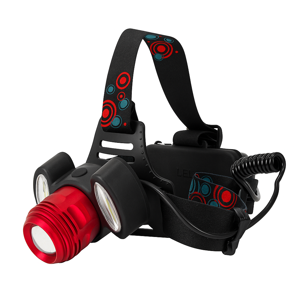 Čelovka 3x LED se zoomem