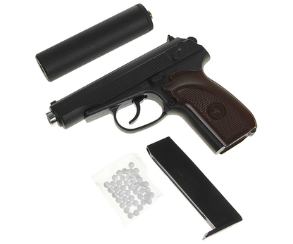 Airsoftová pistole Makarov PM s tlumičem