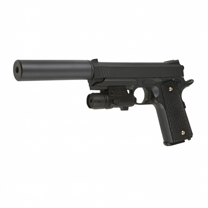 Airsoftová pistole 1911 TAC s tlumičem